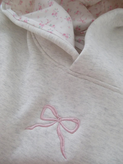 Pink Bow Hoodie