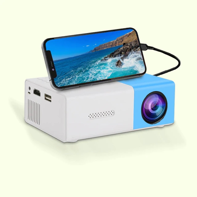 YG300 New Year, Birthday Gifts, Mobile Phone with the Screen Mini Projector, Bedroom, Living Room, Home Theater HD Projector