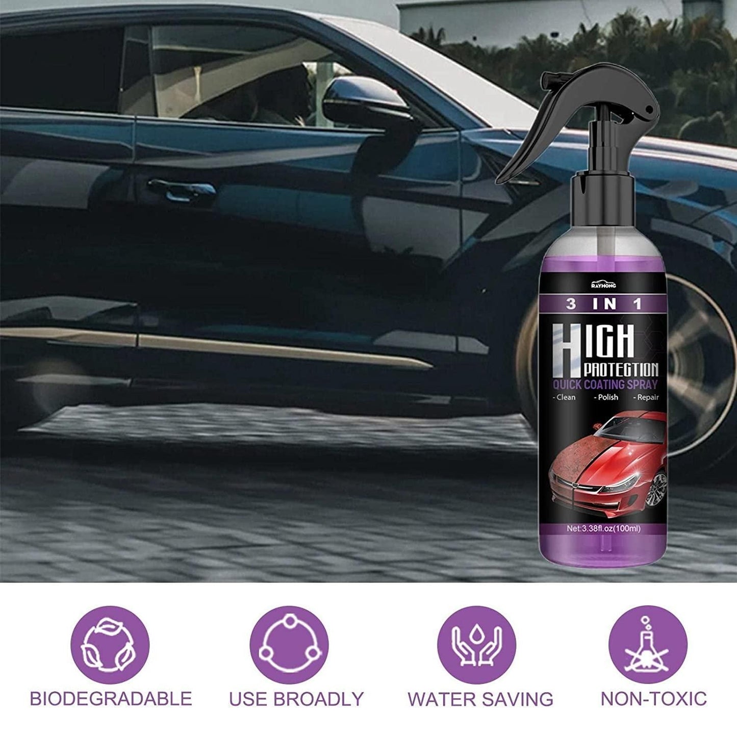 Car Scratch Spray Cars Polishing for Motorcycles, Boats