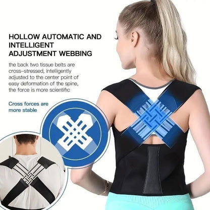 Adjustable Back Posture Corrector/ Slouching Relieve Belt