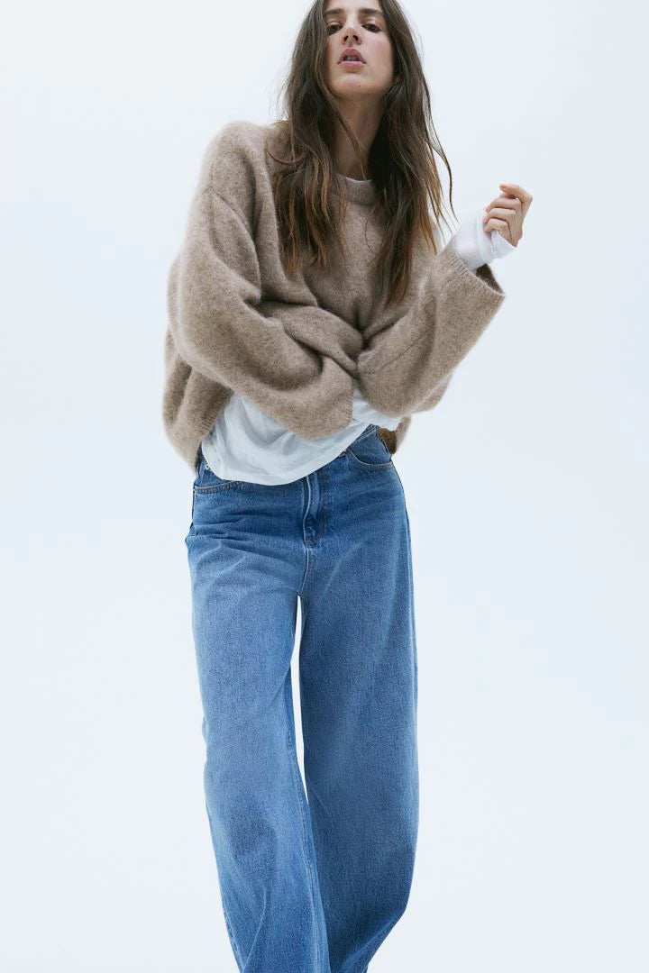 Oversized Mohair Blend Jumper