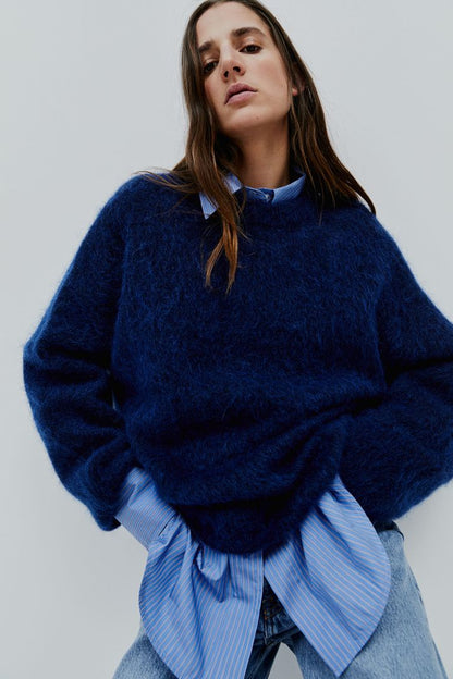 Oversized Mohair Blend Jumper