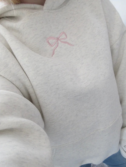 Pink Bow Hoodie